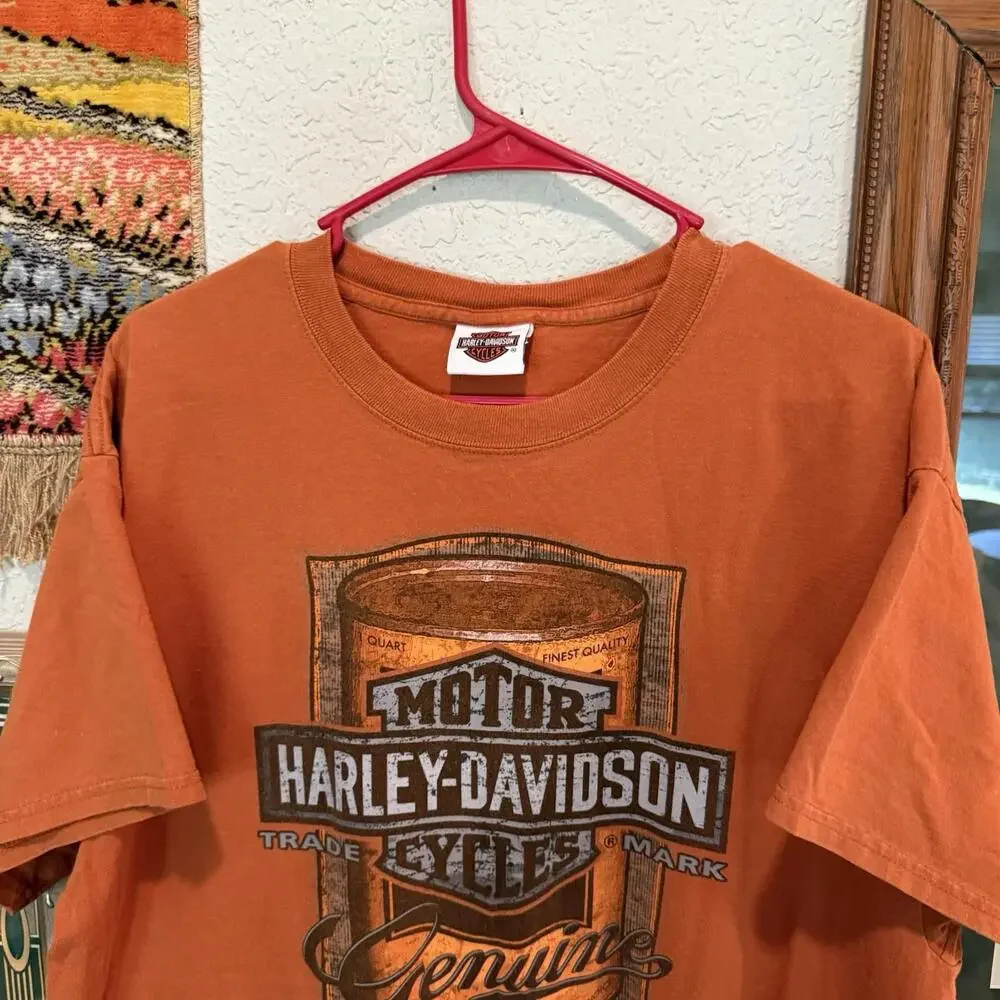 Vintage 00s Harley Davidson Motorcycles‎ Beartooth Pass Montana Shirt Size XL